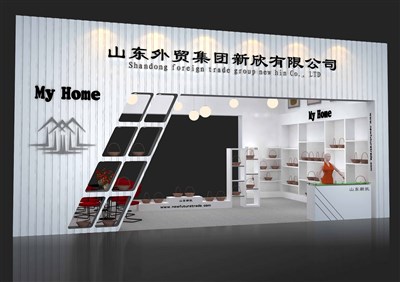 54平米展臺設(shè)計制作：二面開口/現(xiàn)代/木質(zhì)結(jié)構(gòu)/白色，為玩具展展商而作（免費(fèi)使用）