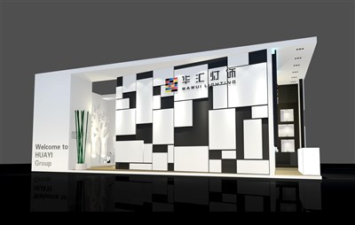 72平米展臺設(shè)計(jì)制作：二面開口/前衛(wèi)/木質(zhì)結(jié)構(gòu)/白色，為建材展展商而作（免費(fèi)使用）