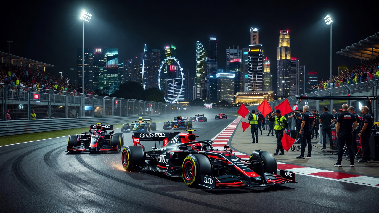 Audi larga fora do top-10 e enfrenta sprint difícil em Singapura